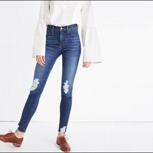 Madewell 9in high rise skinny jean